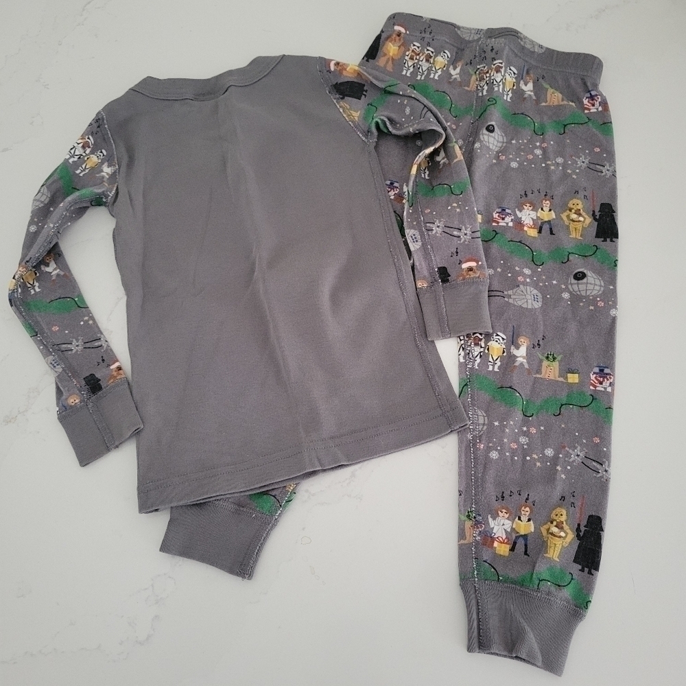 Hanna Andersson Star Wars Christmas Pajamas Stormtrooper 2-Piece Set 100% Cotton - Picture 6 of 6